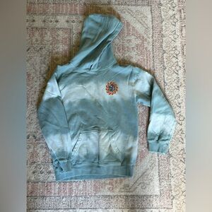 PacSun Light Blue tie dye pacific sunwear girls sweatshirt Hoodie size - XL (12)